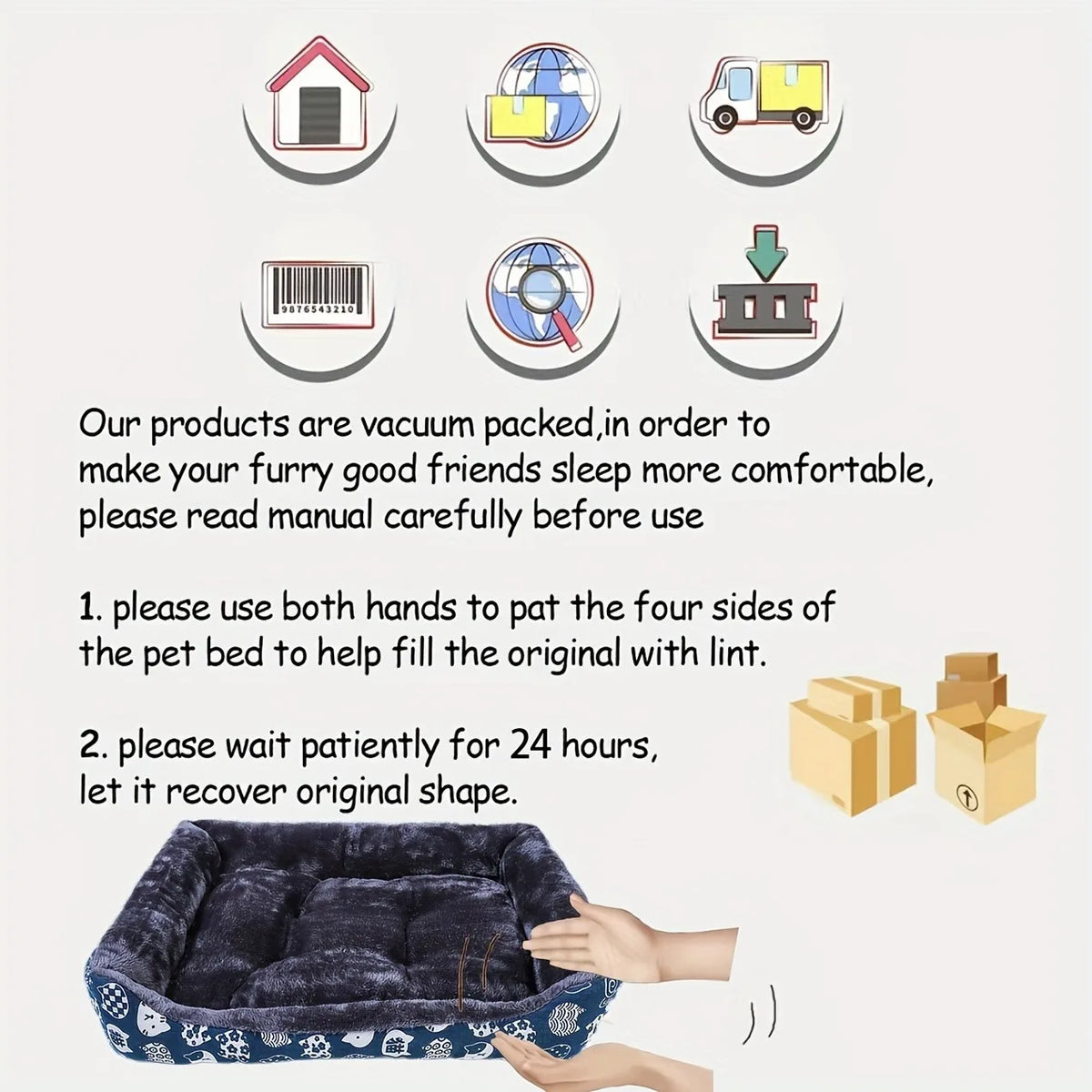 Pet Dog Bed Sofa Mats Winter Pet Products Coussin Chien Accessories Dogs Basket Supplies For Large Medium Small House Cat Bed — image 6
