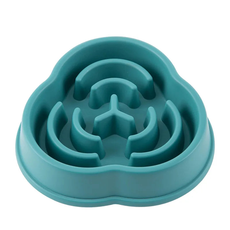 Pet Cat Dog Slow Food Bowl Fat Help Healthy Round Anti-choking Thickened And Non-slip Multiple Colors Shapes — image 4