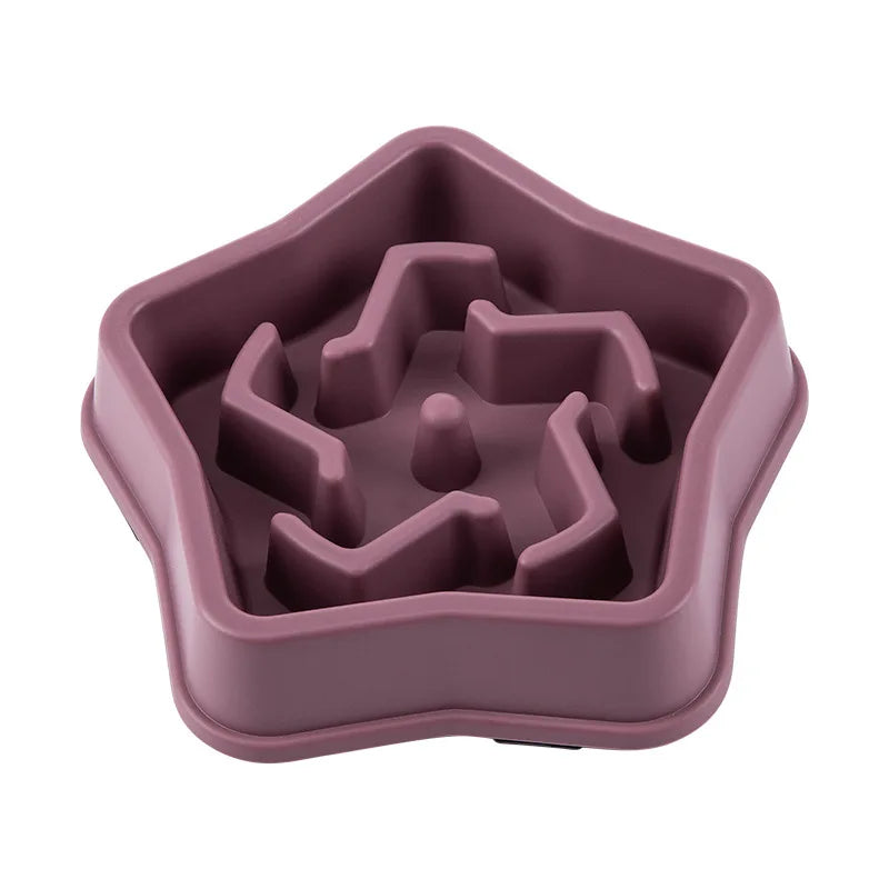 Pet Cat Dog Slow Food Bowl Fat Help Healthy Round Anti-choking Thickened And Non-slip Multiple Colors Shapes — image 21
