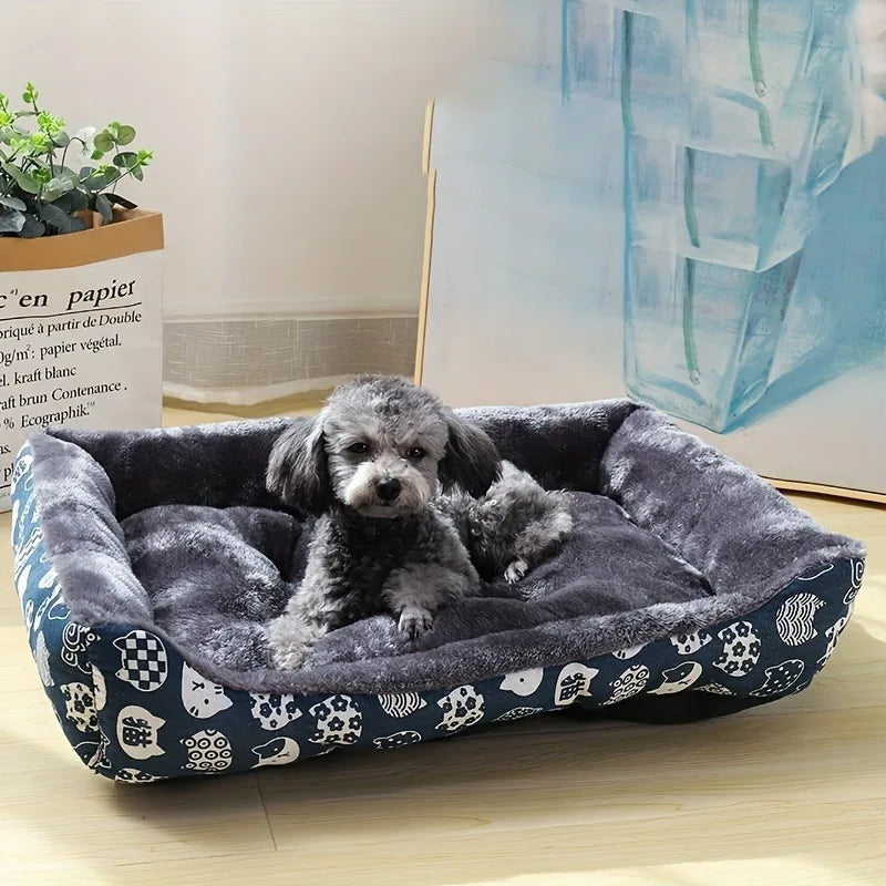 Pet Dog Bed Sofa Mats Winter Pet Products Coussin Chien Accessories Dogs Basket Supplies For Large Medium Small House Cat Bed — image 4