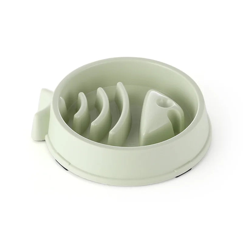 Pet Cat Dog Slow Food Bowl Fat Help Healthy Round Anti-choking Thickened And Non-slip Multiple Colors Shapes — image 19