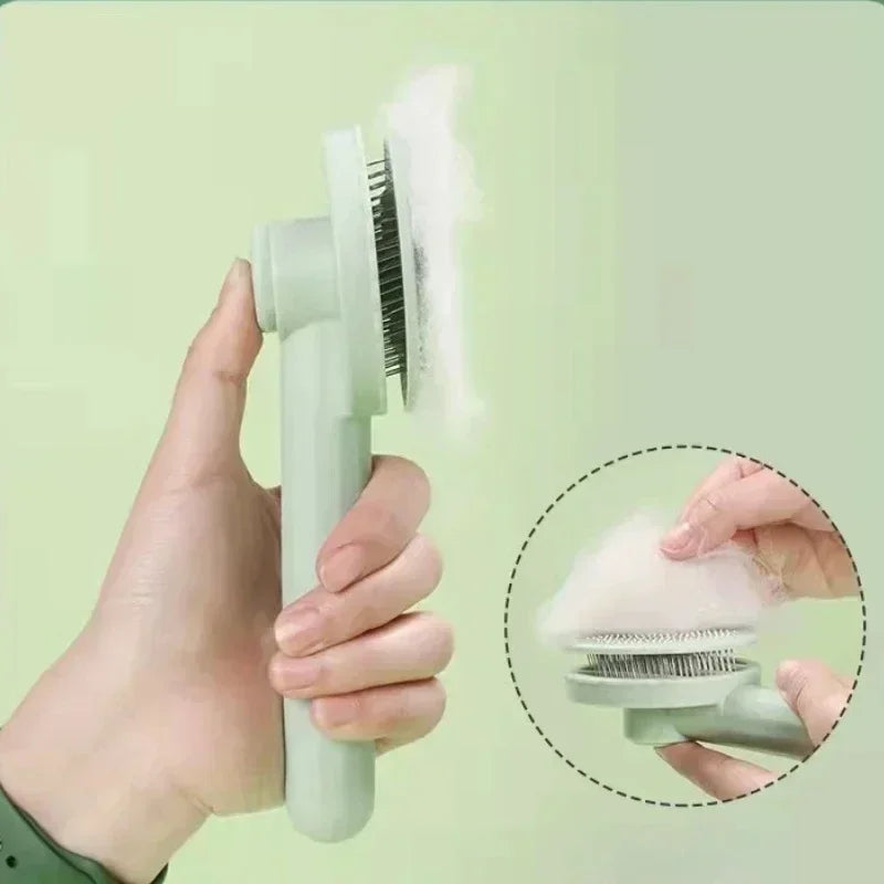 Cat Brush Pet Grooming Brush for Cats Remove Hairs Pet Cat Hair Remover Pets Hair Removal Comb Puppy Kitten Grooming Accessories — image 5