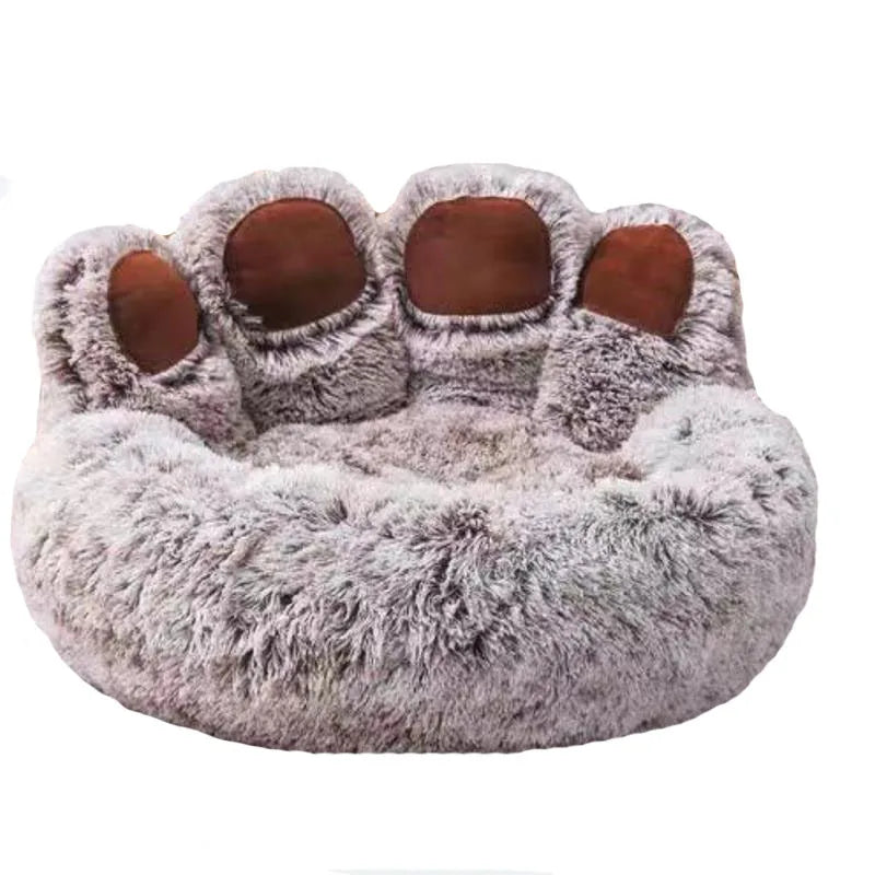 Fluffy Dog Bed Winter Warm Large Pet Products Small Sofa Baskets Pets Kennel Mat Puppy Cats Supplies Basket Blanket Accessories — image 9