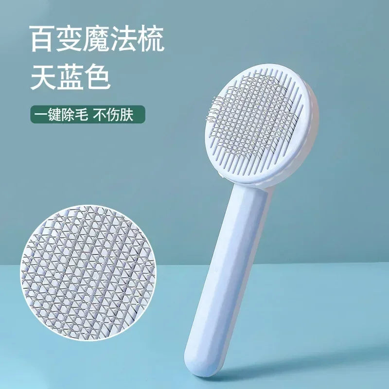Cat Brush Pet Grooming Brush for Cats Remove Hairs Pet Cat Hair Remover Pets Hair Removal Comb Puppy Kitten Grooming Accessories — image 16