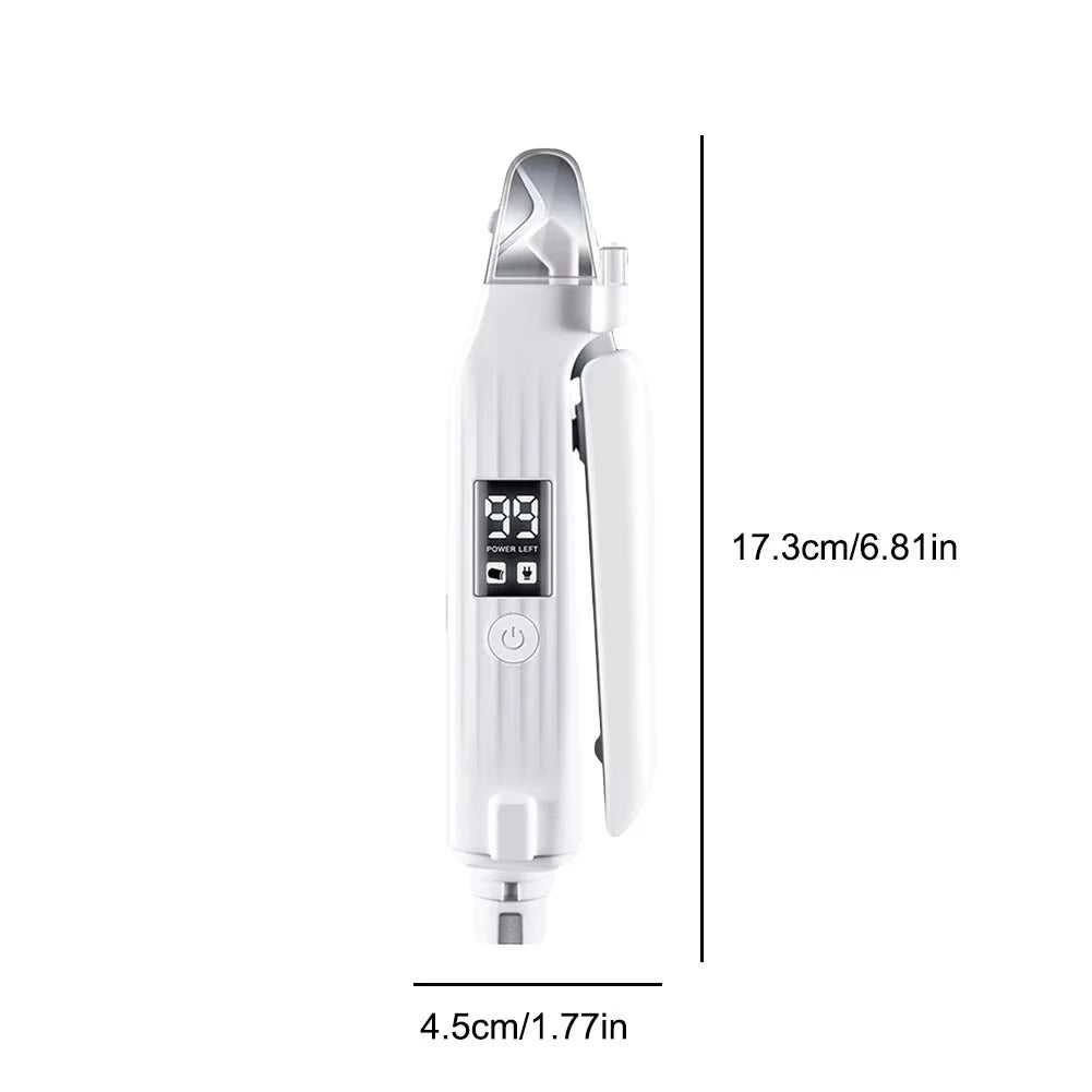 2 in 1 Electric Pet Nail Trimmer with LED Lights Pet Nail Grinder Dog Nail Trimmer and Grinder for Small Medium Large Dogs/Cats — image 6
