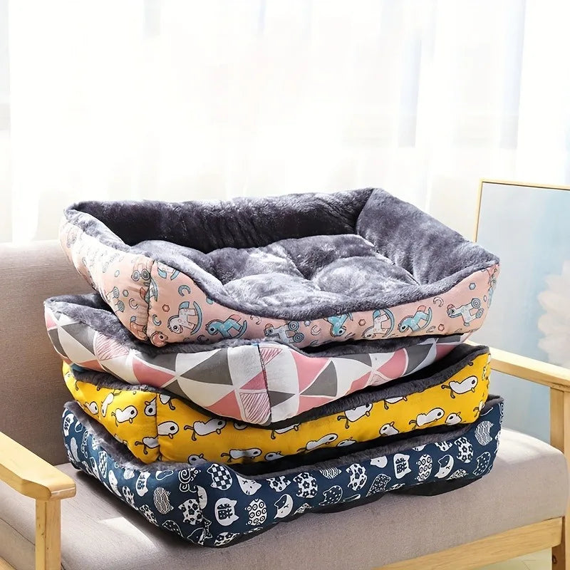 Pet Dog Bed Sofa Mats Winter Pet Products Coussin Chien Accessories Dogs Basket Supplies For Large Medium Small House Cat Bed — image 3