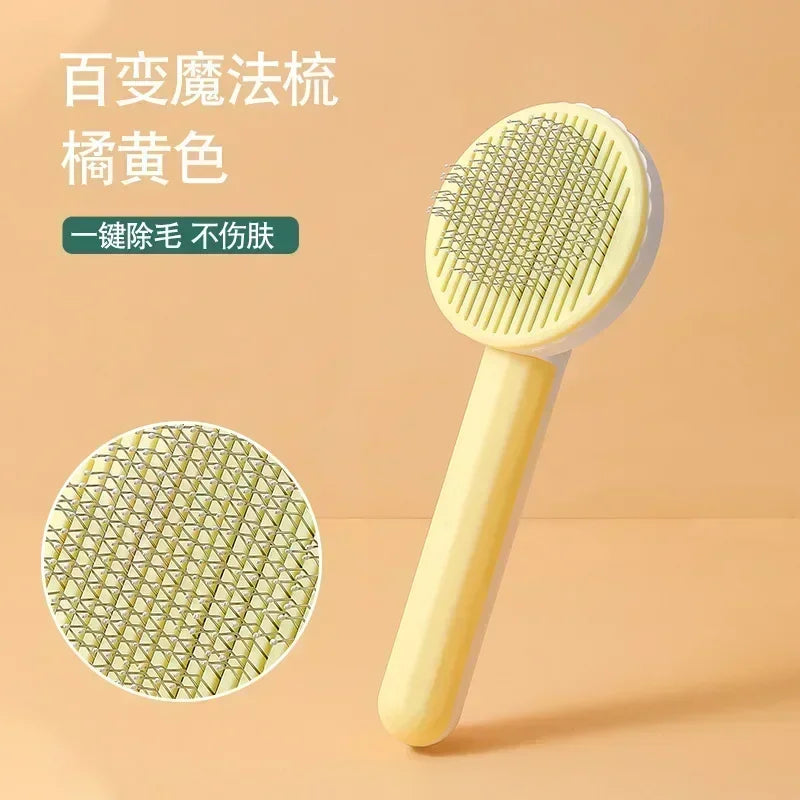Cat Brush Pet Grooming Brush for Cats Remove Hairs Pet Cat Hair Remover Pets Hair Removal Comb Puppy Kitten Grooming Accessories — image 7