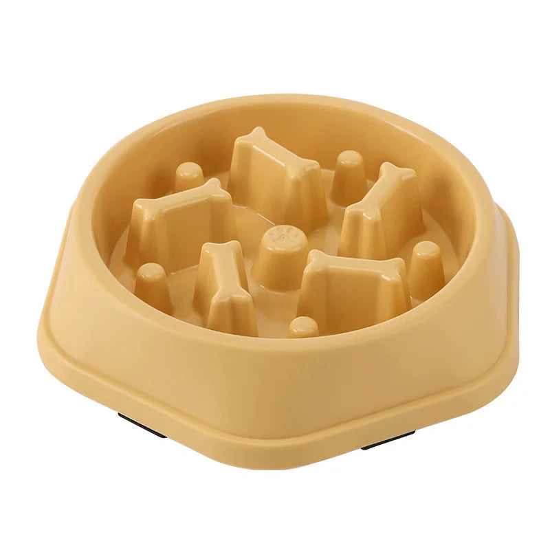 Pet Cat Dog Slow Food Bowl Fat Help Healthy Round Anti-choking Thickened And Non-slip Multiple Colors Shapes — image 15