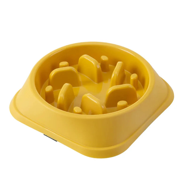 Pet Cat Dog Slow Food Bowl Fat Help Healthy Round Anti-choking Thickened And Non-slip Multiple Colors Shapes — image 16